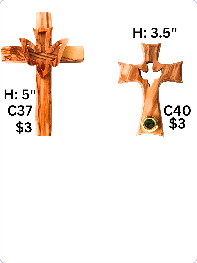 OLIVE WOOD HOLY LAND: C37, C40