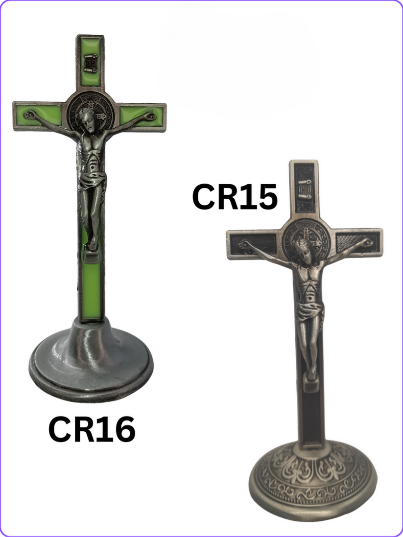 SAINT BENEDICT CRUCIFIX: CR15, CR16