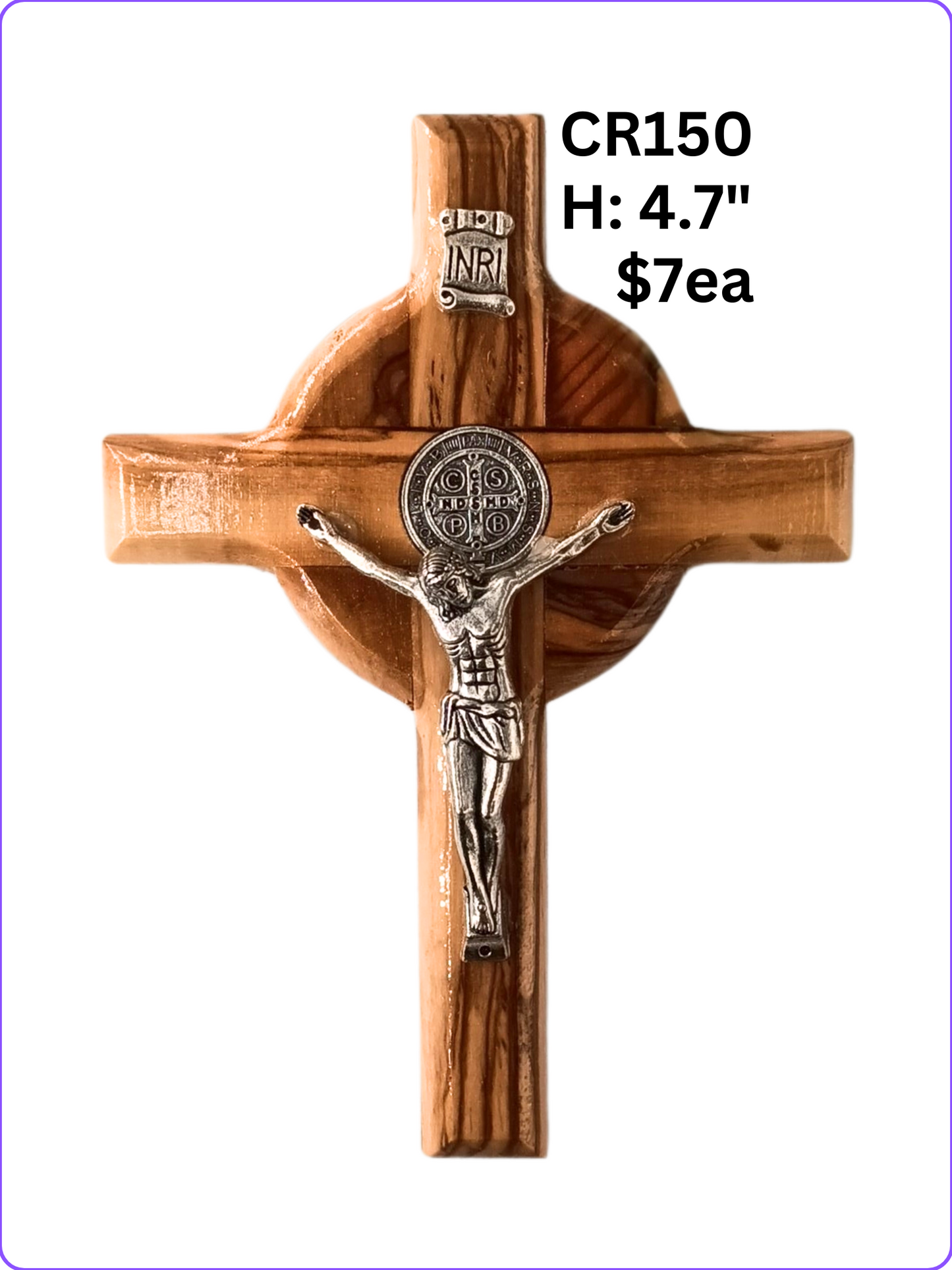SAINT BENEDICT CRUCIFIX: CR150