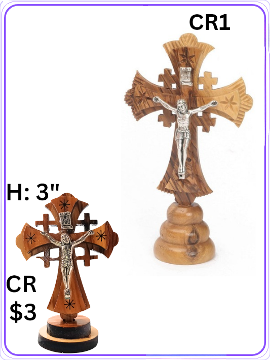 JERUSALEM CRUCIFIX: CR, CR1