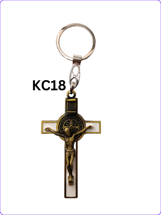 SAINT BENEDICT CRUCIFIX KEY CHAIN: KC18