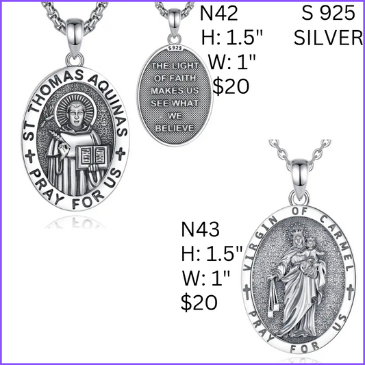 SILVER PENDANTS:N42, N43