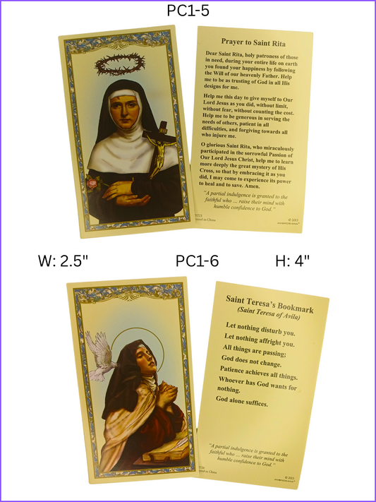 PRAYER CARDS: PC1-5, PC1-6