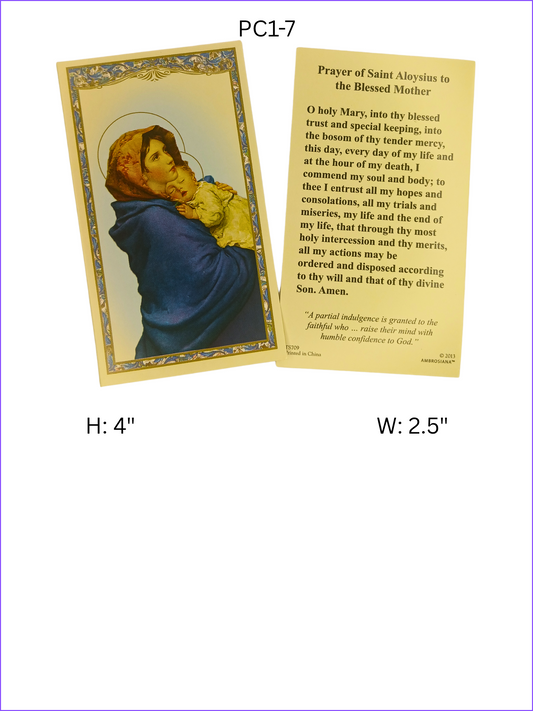 PRAYER CARD: PC1-7