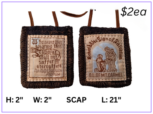 SCAP: O.L. of MT. CARMEL SCAPULAR