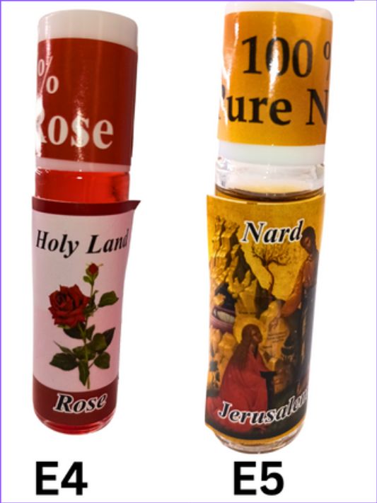 OILS: E4: ROSE, E5: NARD